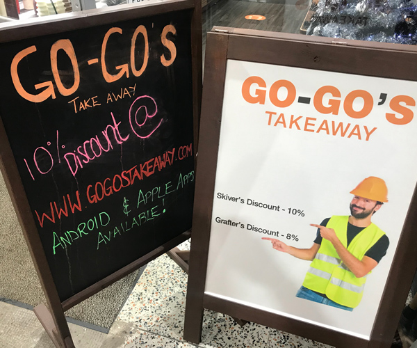 Go Go's Takeaway Edinburgh local hero